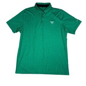 NWT Nike Polo Shirt Green Camo Golf Dri-Fit Performance Golf Wicking Men's L Nic